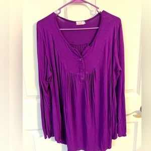 Halife Purple long sleeved top